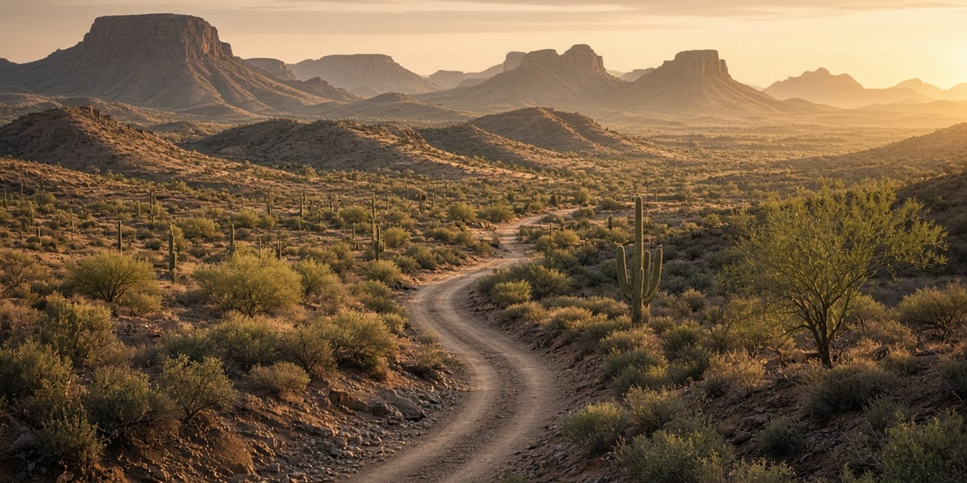 Dirt road into Table Mesa